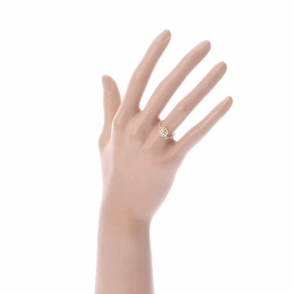 Dior Rose Devan Ring Yellow Gold Diamond Mother of Pearl - Picture 4 of 5